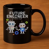 Future Engineer Costume Robot Robotics 11oz C Handle Ceramic Mug