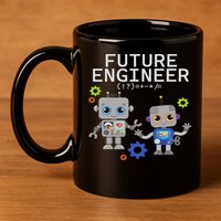 Future Engineer Costume Robot Robotics 11oz C Handle Ceramic Mug