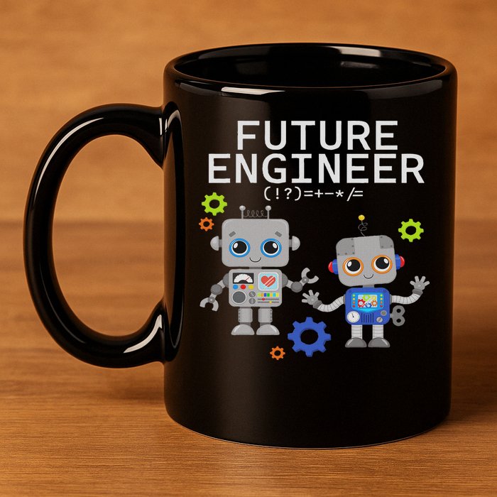 Future Engineer Costume Robot Robotics 11oz C Handle Ceramic Mug