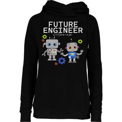 Future Engineer Costume Robot Robotics Womens Funnel Neck Pullover Hood