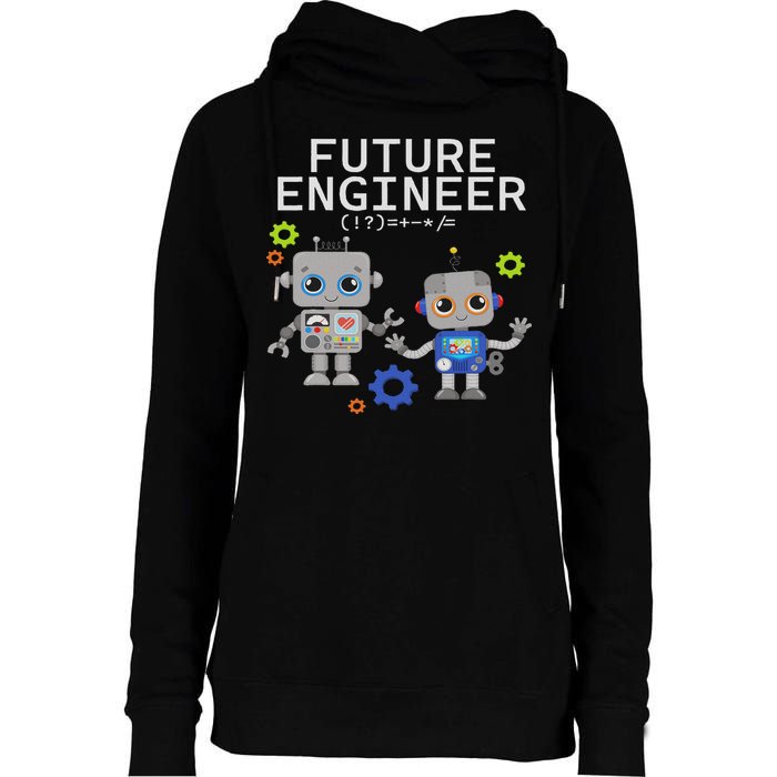 Future Engineer Costume Robot Robotics Womens Funnel Neck Pullover Hood