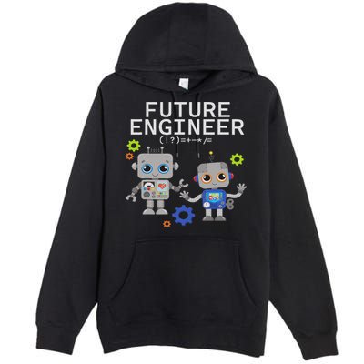 Future Engineer Costume Robot Robotics Premium Pullover Hoodie