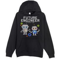 Future Engineer Costume Robot Robotics Premium Pullover Hoodie