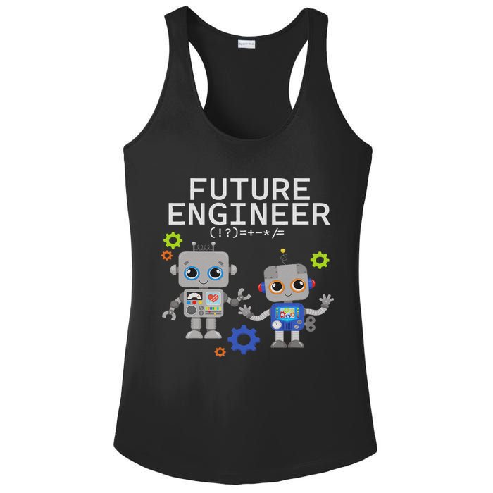Future Engineer Costume Robot Robotics Ladies PosiCharge Competitor Racerback Tank