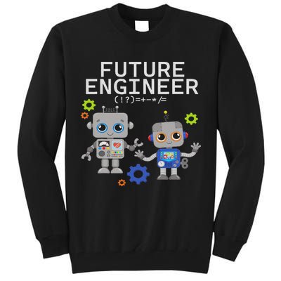 Future Engineer Costume Robot Robotics Tall Sweatshirt