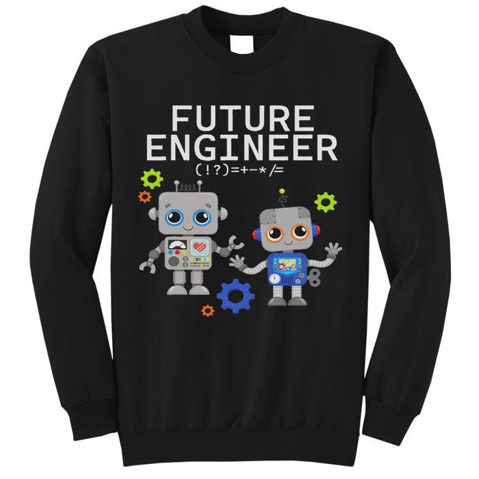 Future Engineer Costume Robot Robotics Tall Sweatshirt