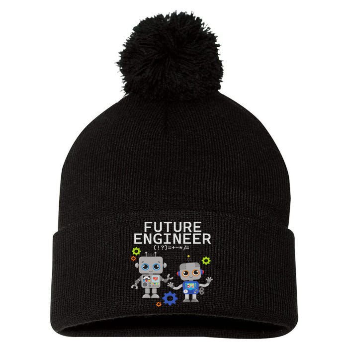 Future Engineer Costume Robot Robotics Pom Pom 12in Knit Beanie