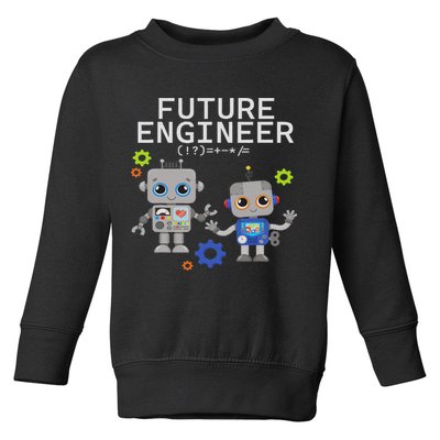 Future Engineer Costume Robot Robotics Toddler Sweatshirt