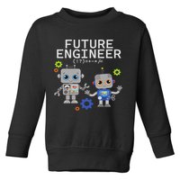 Future Engineer Costume Robot Robotics Toddler Sweatshirt