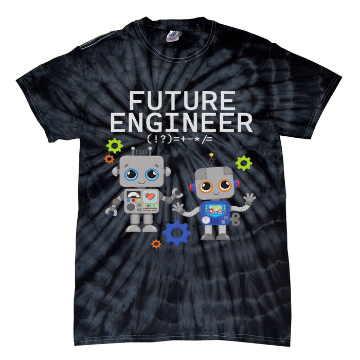 Future Engineer Costume Robot Robotics Tie-Dye T-Shirt