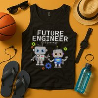 Future Engineer Costume Robot Robotics Tank Top
