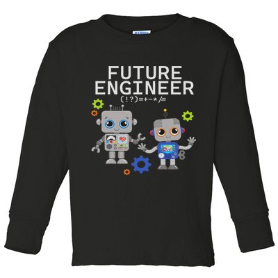Future Engineer Costume Robot Robotics Toddler Long Sleeve Shirt