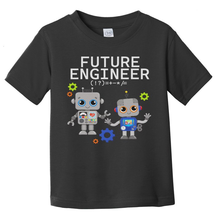 Future Engineer Costume Robot Robotics Toddler T-Shirt