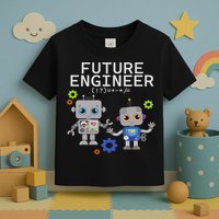 Future Engineer Costume Robot Robotics Toddler T-Shirt