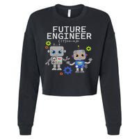 Future Engineer Costume Robot Robotics Cropped Pullover Crew
