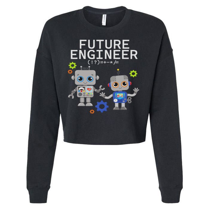Future Engineer Costume Robot Robotics Cropped Pullover Crew