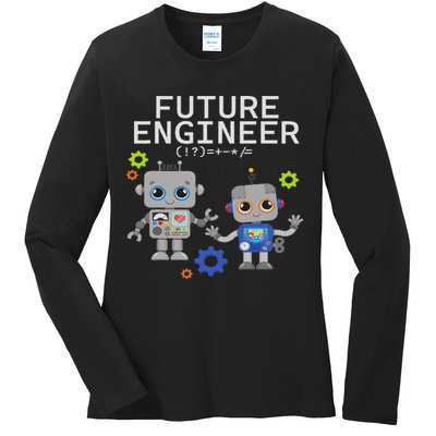 Future Engineer Costume Robot Robotics Ladies Long Sleeve Shirt