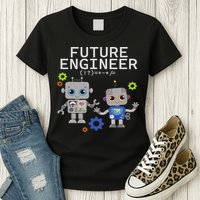 Future Engineer Costume Robot Robotics Womens T-Shirt