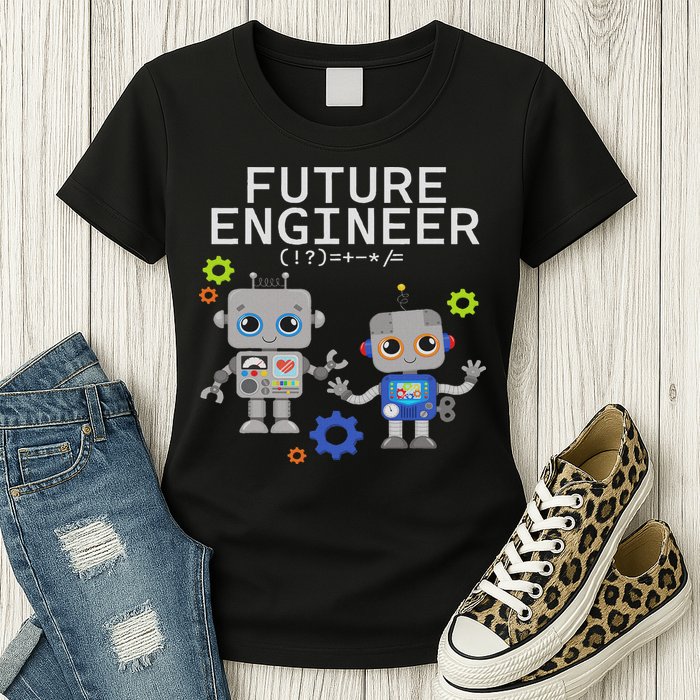 Future Engineer Costume Robot Robotics Womens T-Shirt