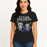 Future Engineer Costume Robot Robotics Womens T-Shirt