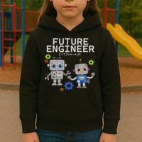 Future Engineer Costume Robot Robotics Kids Hoodie