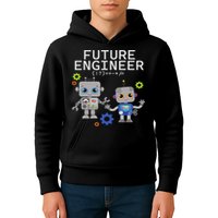 Future Engineer Costume Robot Robotics Kids Hoodie