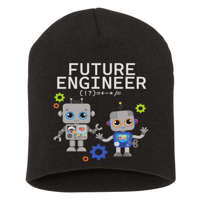 Future Engineer Costume Robot Robotics Short Acrylic Beanie