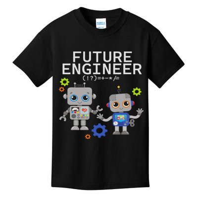 Future Engineer Costume Robot Robotics Kids T-Shirt