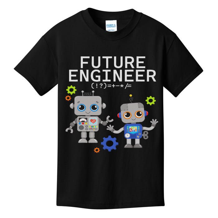 Future Engineer Costume Robot Robotics Kids T-Shirt