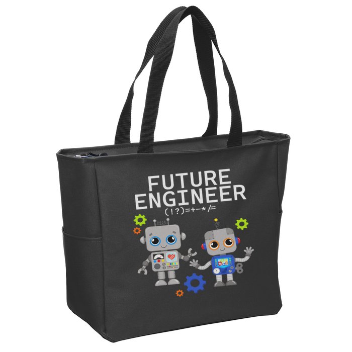 Future Engineer Costume Robot Robotics Zip Tote Bag