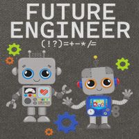 Future Engineer Costume Robot Robotics Cotton Canvas Backpack
