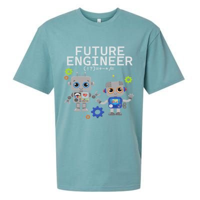 Future Engineer Costume Robot Robotics Sueded Cloud Jersey T-Shirt
