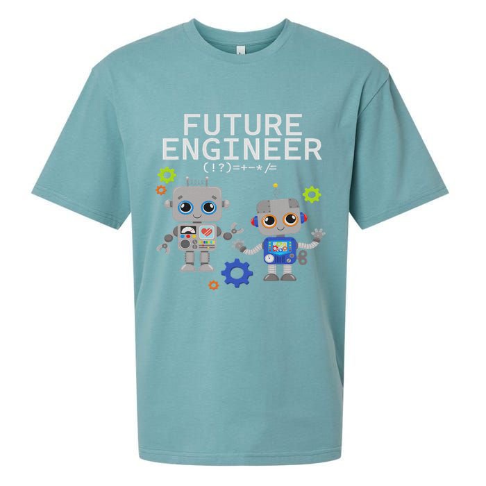 Future Engineer Costume Robot Robotics Sueded Cloud Jersey T-Shirt