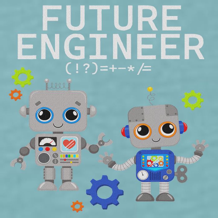 Future Engineer Costume Robot Robotics Sueded Cloud Jersey T-Shirt