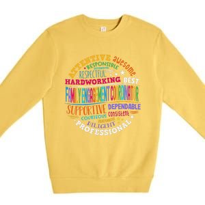 Family Engagement Coordinator Premium Crewneck Sweatshirt