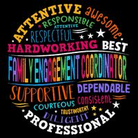 Family Engagement Coordinator Drawstring Bag