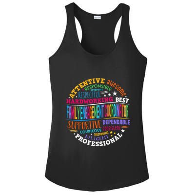 Family Engagement Coordinator Ladies PosiCharge Competitor Racerback Tank