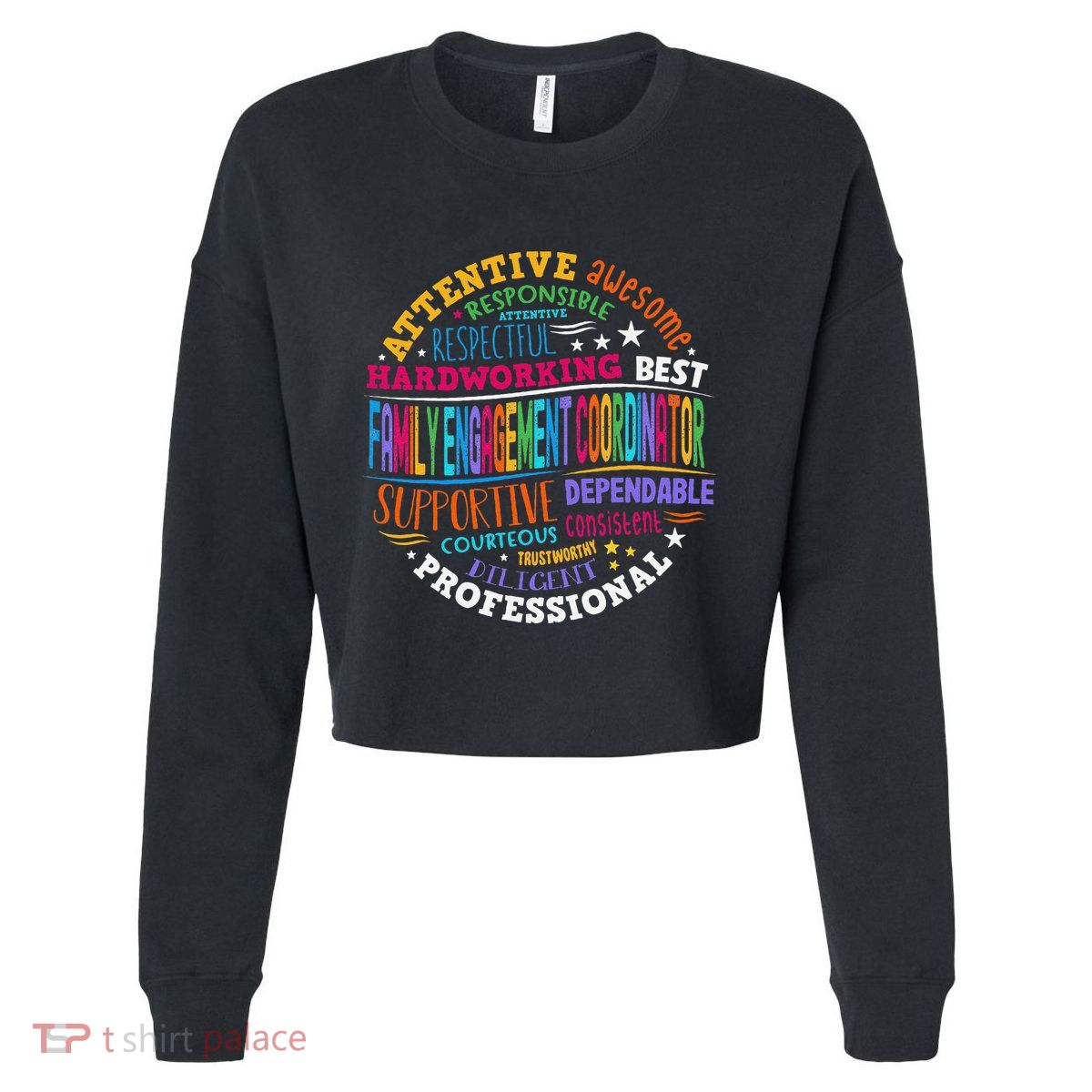 Family Engagement Coordinator Cropped Pullover Crew