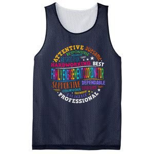 Family Engagement Coordinator Mesh Reversible Basketball Jersey Tank