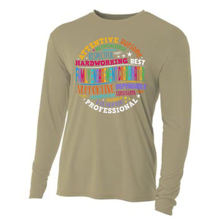 Family Engagement Coordinator Cooling Performance Long Sleeve Crew