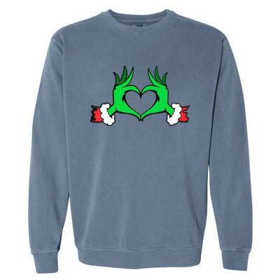 Funny Elf Christmas Gift For Winter Garment-Dyed Sweatshirt