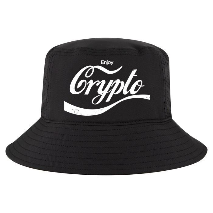 Funny Enjoy Crypto Cola Logo Cool Comfort Performance Bucket Hat