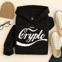 Funny Enjoy Crypto Cola Logo Hoodie