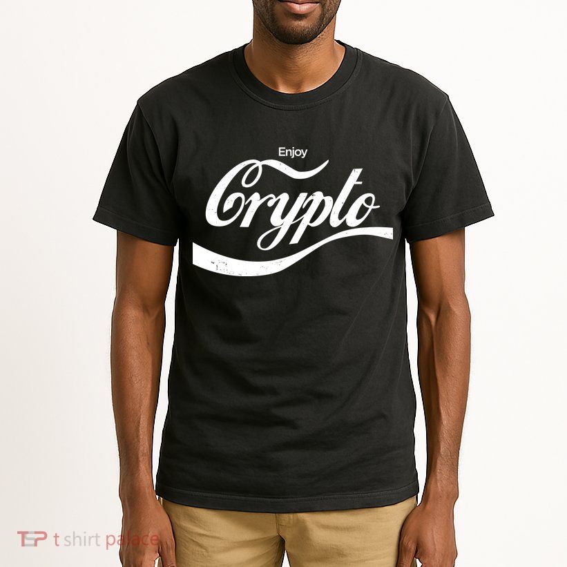 Funny Enjoy Crypto Cola Logo Tall T-Shirt