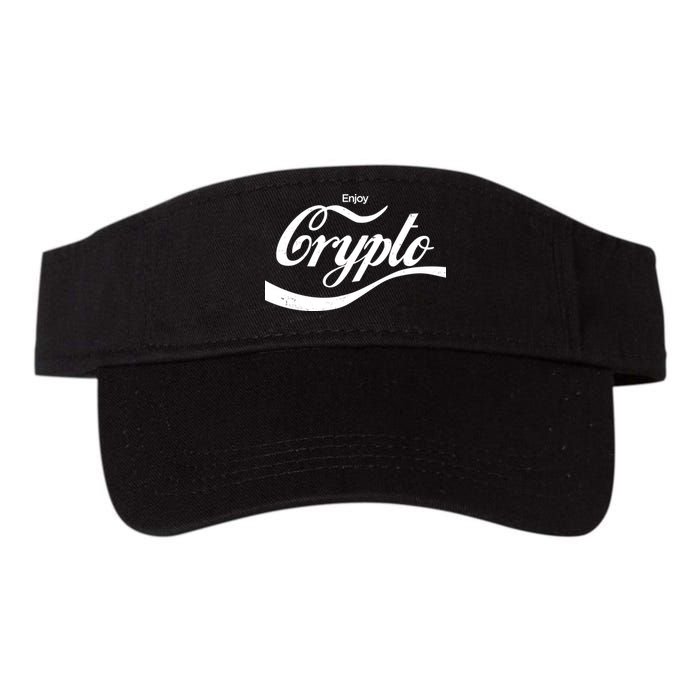 Funny Enjoy Crypto Cola Logo Visor