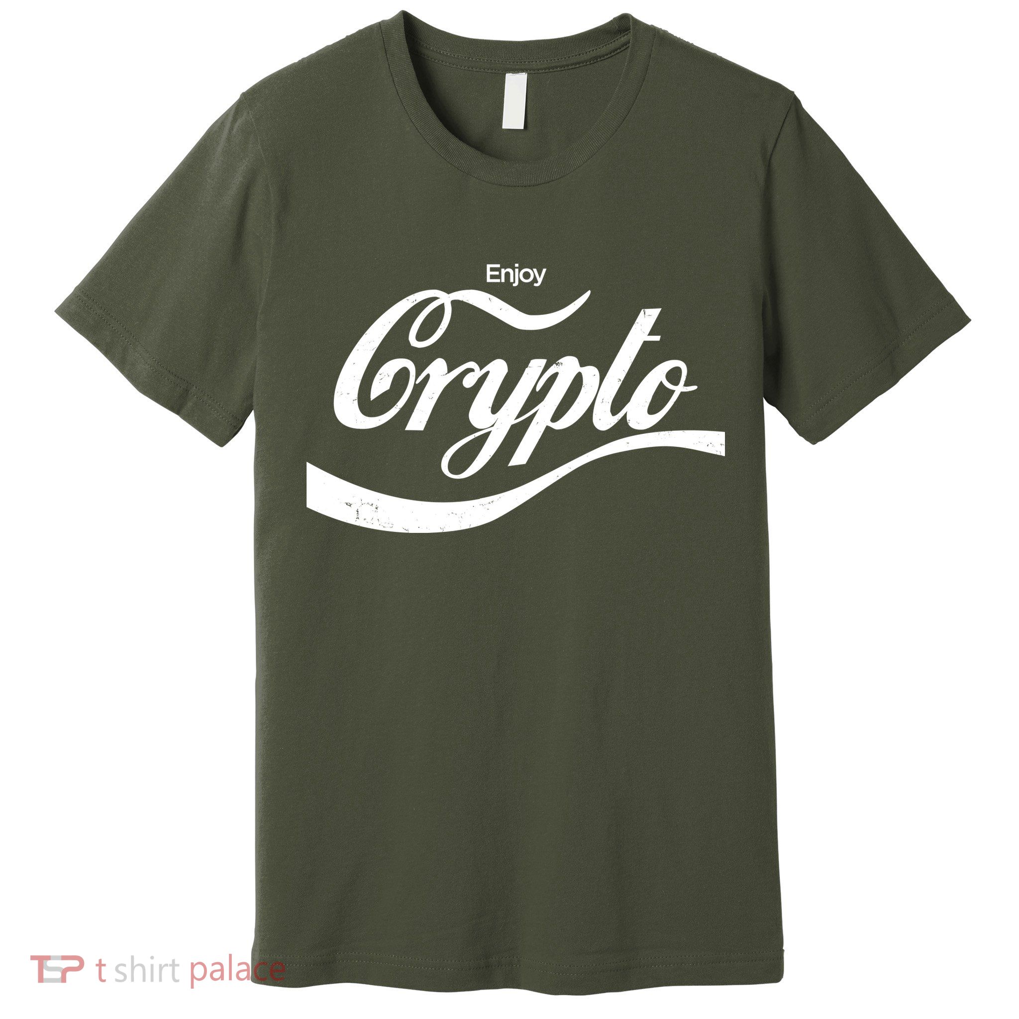 Funny Enjoy Crypto Cola Logo Premium T-Shirt
