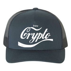 Funny Enjoy Crypto Cola Logo Yupoong Adult 5-Panel Trucker Hat