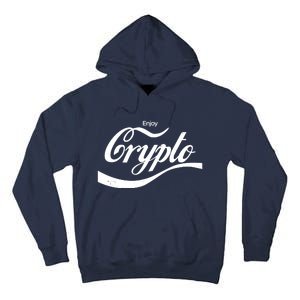 Funny Enjoy Crypto Cola Logo Tall Hoodie