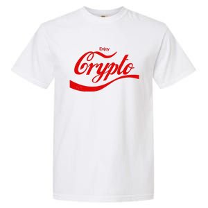 Funny Enjoy Crypto Cola Logo Garment-Dyed Heavyweight T-Shirt