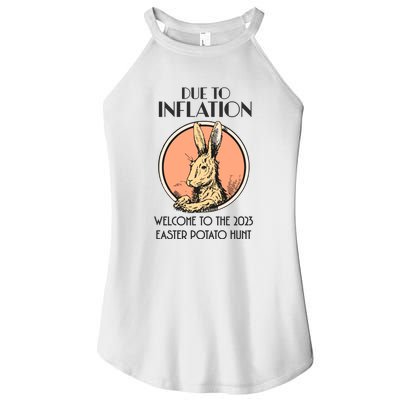 Funny Easter Conservative Egg Inflation Women’s Perfect Tri Rocker Tank